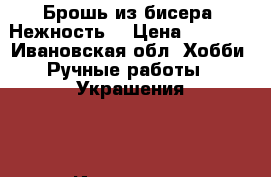 Брошь из бисера “Нежность“ › Цена ­ 1 200 - Ивановская обл. Хобби. Ручные работы » Украшения   . Ивановская обл.